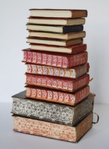 stack of books