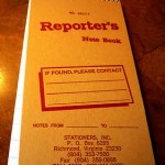 reporter notebook