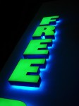 neon free sign